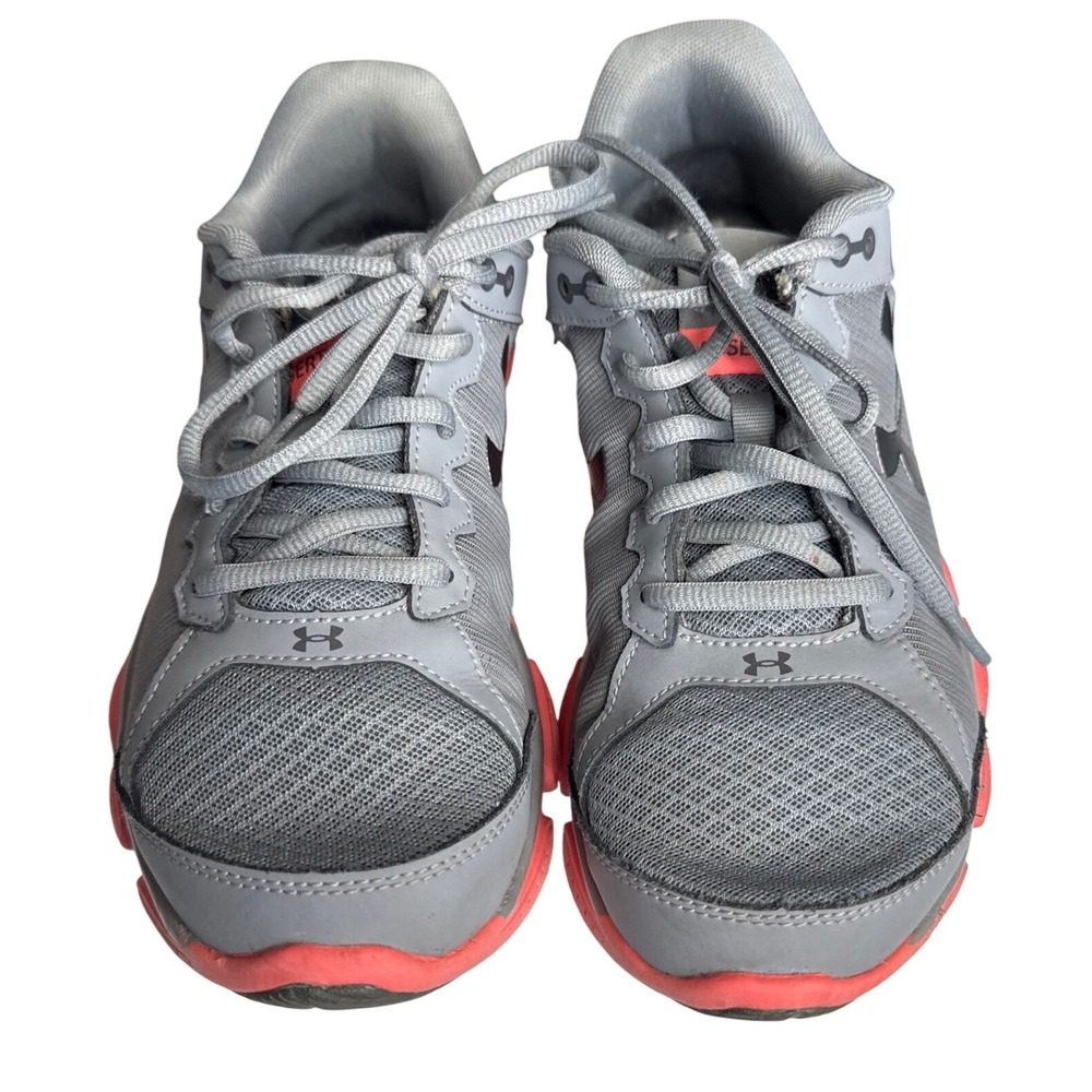 Under Armour Assert 6 Men Gray Coral Running Shoes Sneakers Size‎ 10